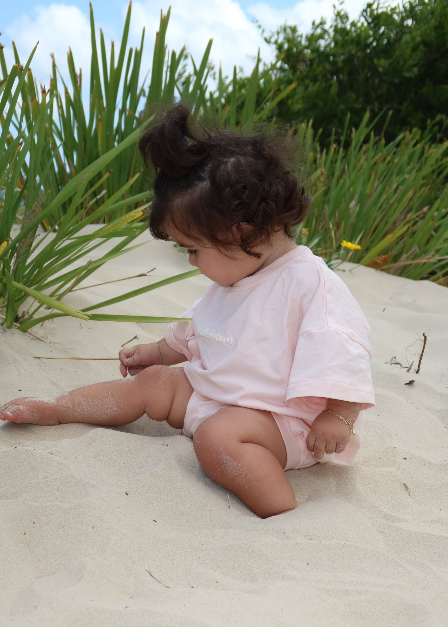 Sunset Escape Romper - Pink