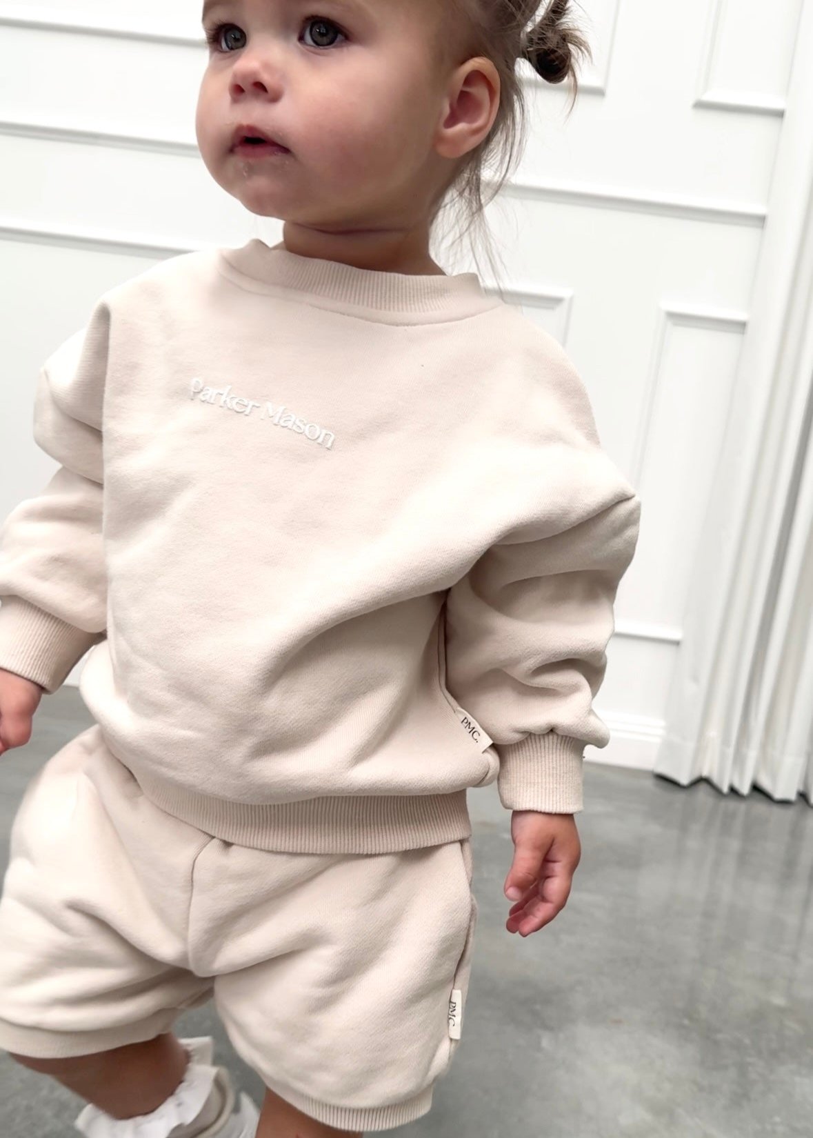 Bubble Sleeve Pullover - Latte
