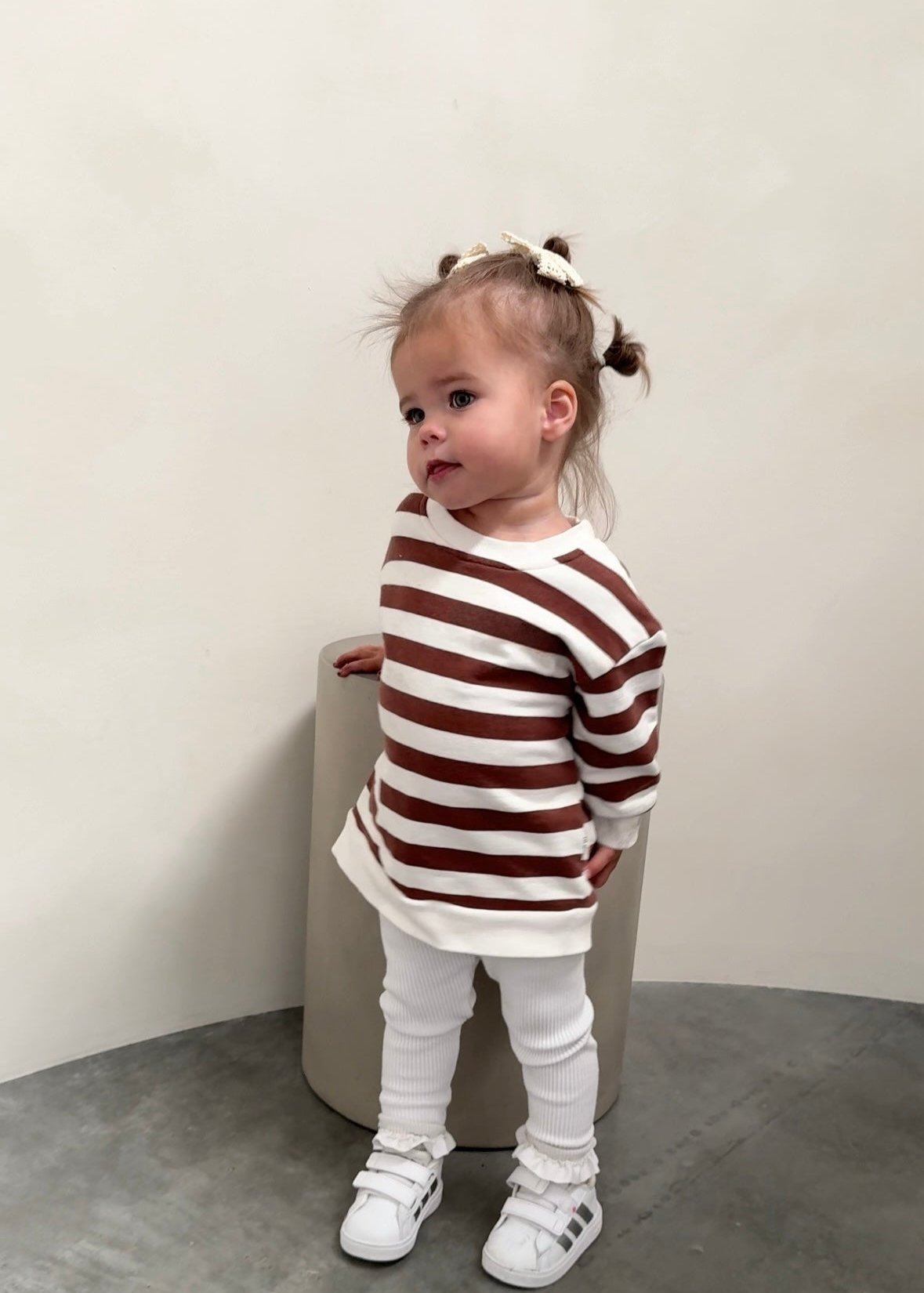 Bubble Sleeve Pullover - Coconut