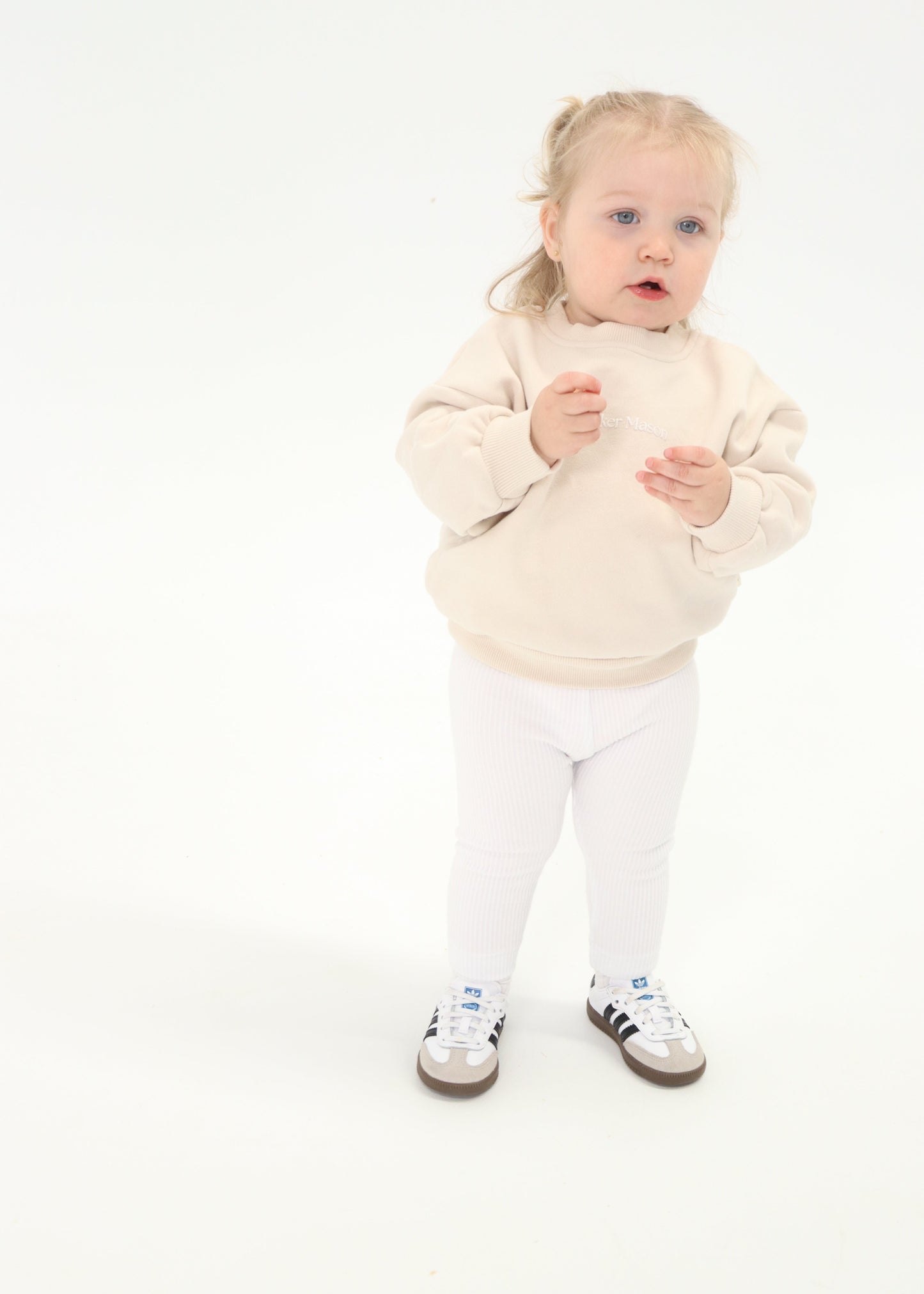 Bubble Sleeve Pullover - Latte