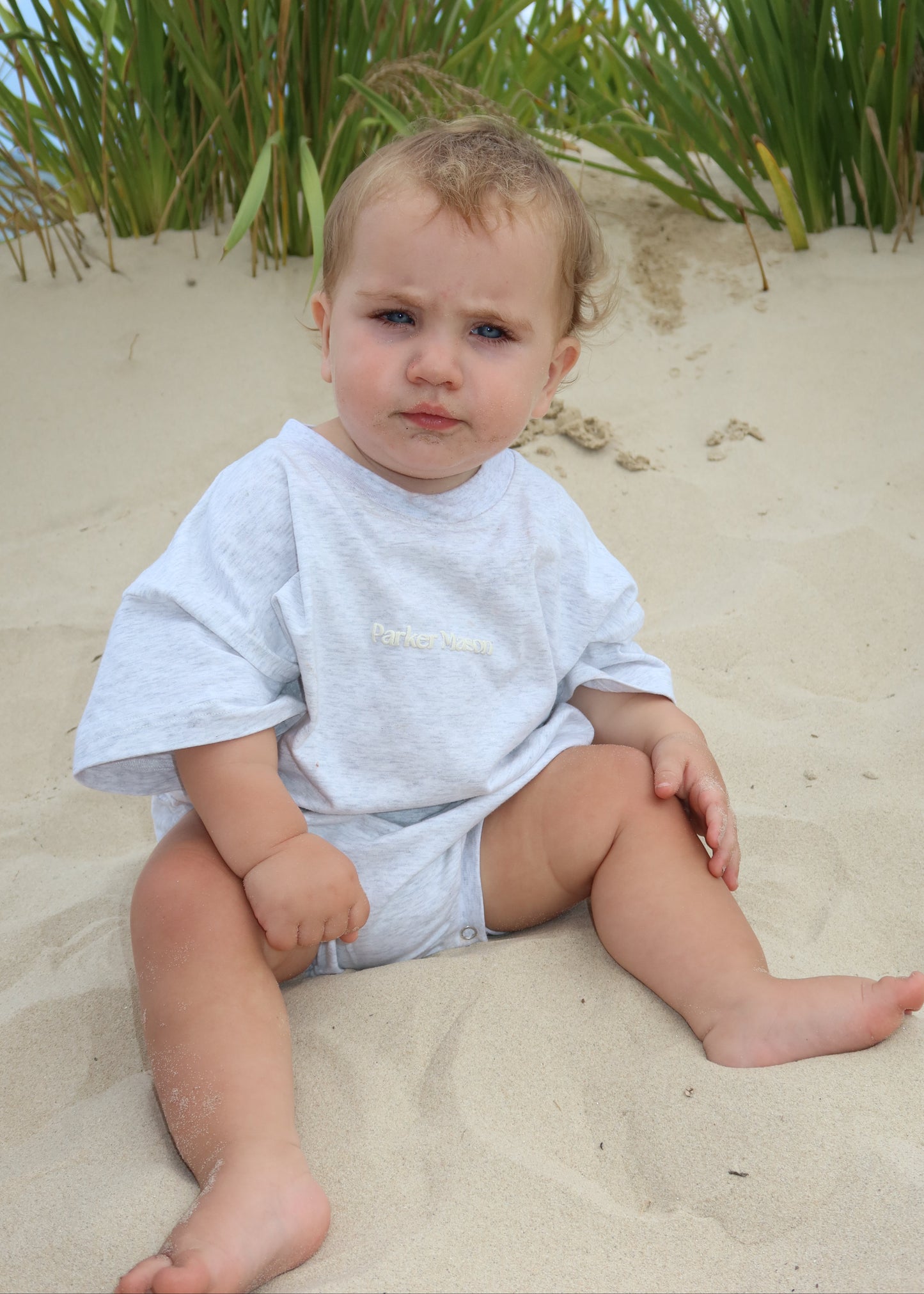 Sunset Escape Romper - Grey