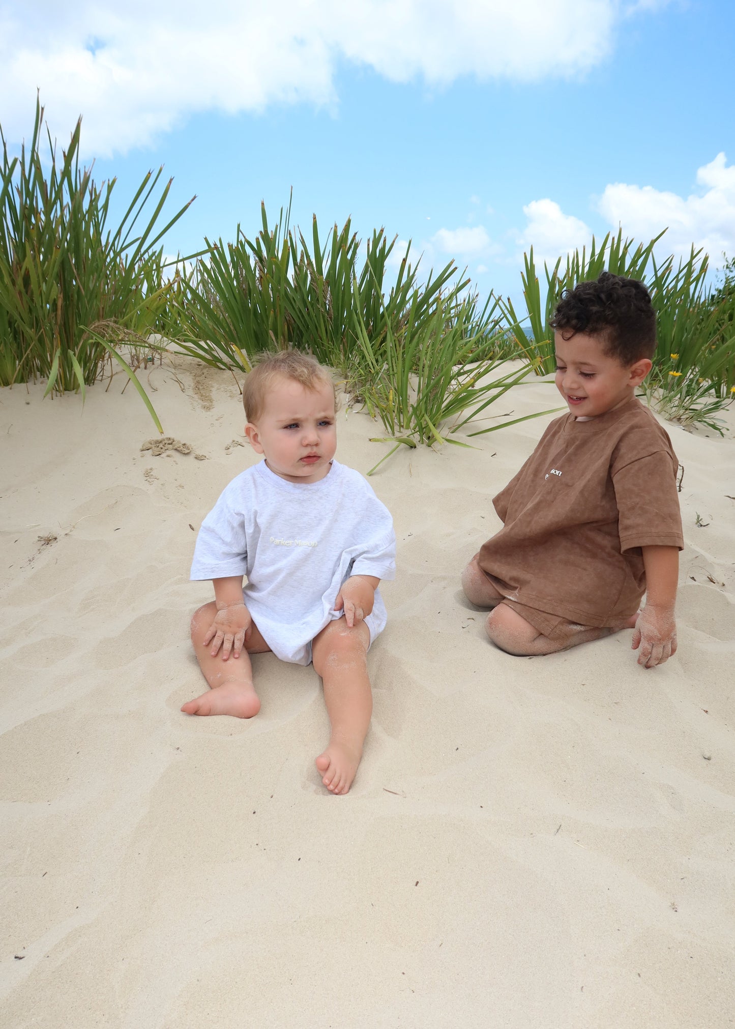 Sunset Escape Romper - Grey