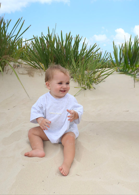 Sunset Escape Romper - Grey